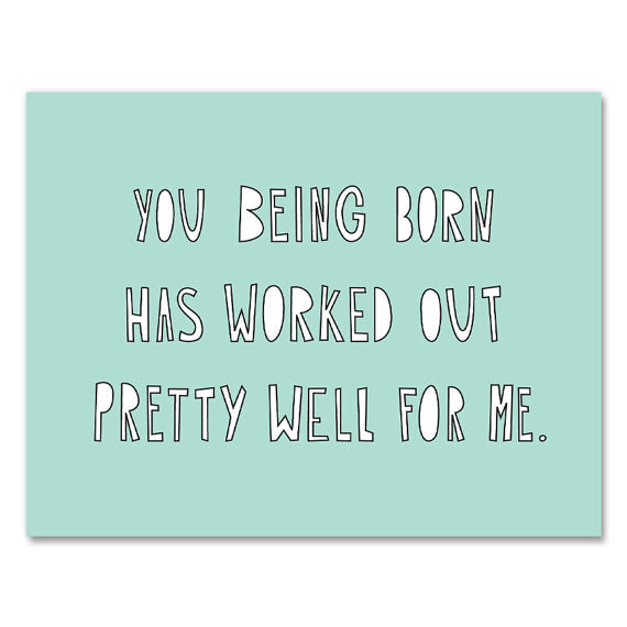 Being Born Card