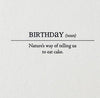 Birthday Definition Card