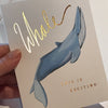 Whale Exciting Card