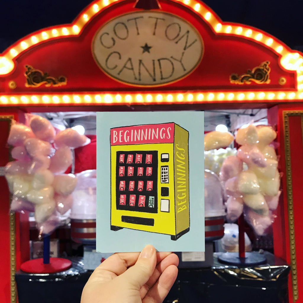 New Beginnings Vending Machine Card Plumfield