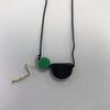 Black Boat Squiggle Necklace