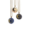 Petite Moon and Stars Necklace