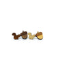 Squirrel and Nut Stud Earrings