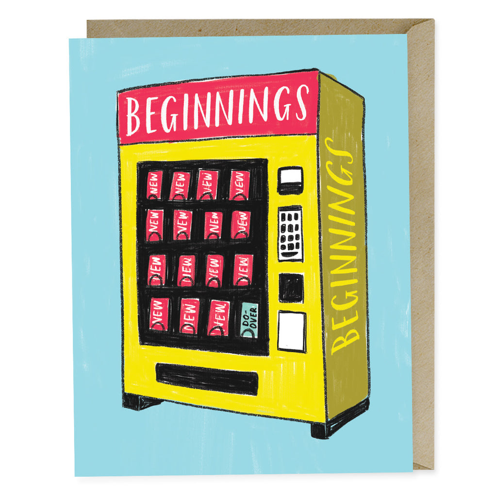 New Beginnings Vending Machine Card